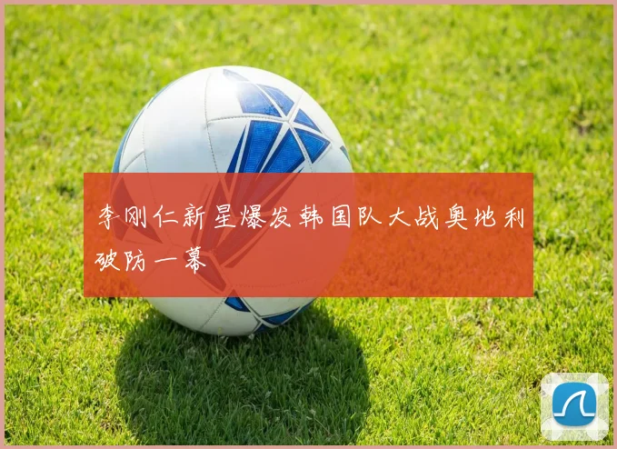 李刚仁新星爆发韩国队大战奥地利破防一幕