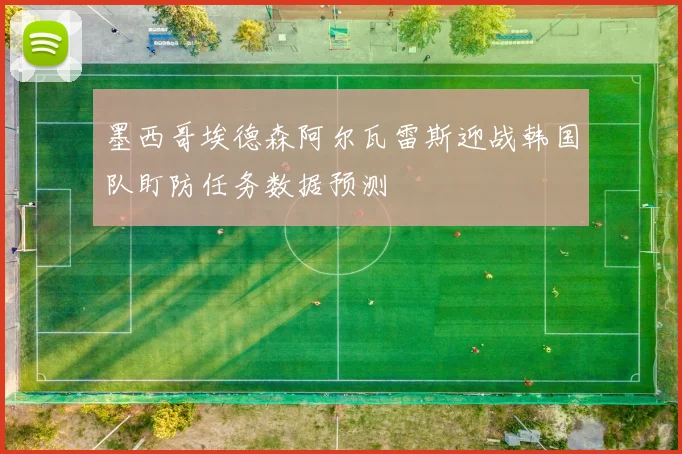 墨西哥埃德森阿尔瓦雷斯迎战韩国队盯防任务数据预测